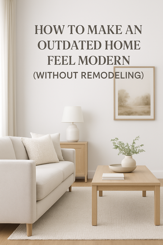 How to Make an Outdated Home Feel Modern (Without Remodeling)